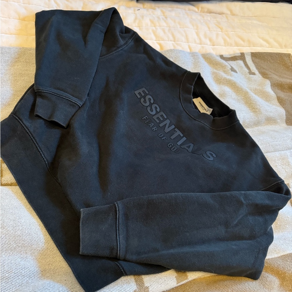 Boys essential fear of god crew neck sweatshirt